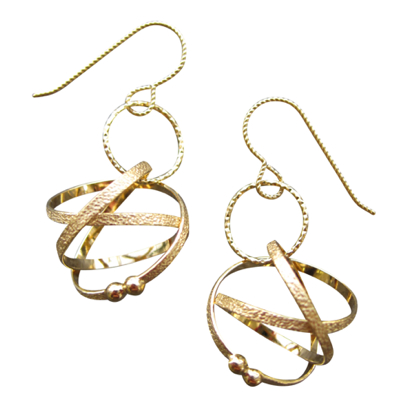 Mobius Loop Earring (sm) 

22K gold vermeil
ERDR38-G